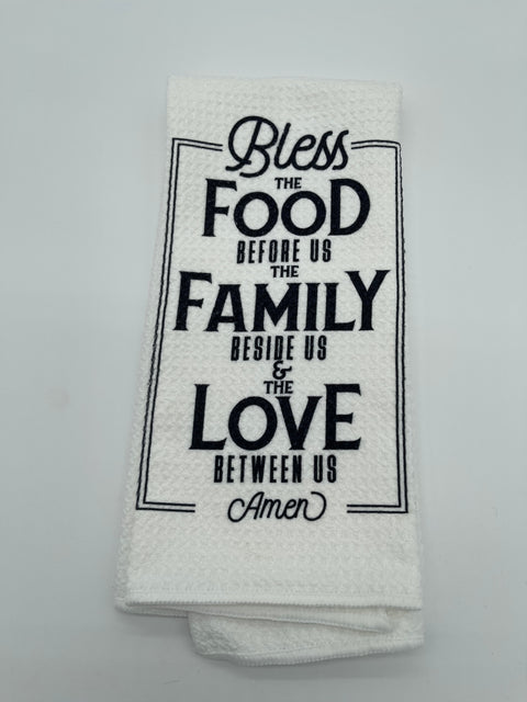Bless The Food Before Us (Kitchen Towels)