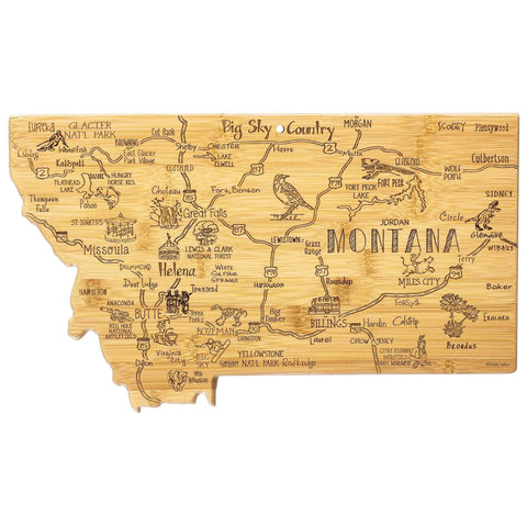 Destination Montana Cutting Board (Totally Bamboo)