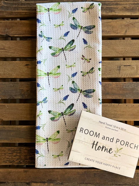 Dragonflies - Hand/Tea Towel (ROOM and PORCH)