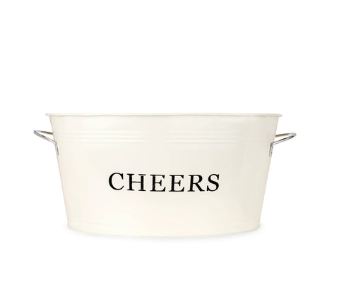 Cheers Galvanized Metal Tub (Twine)