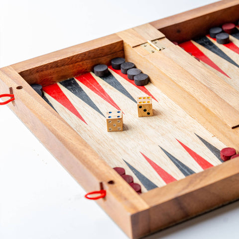 Backgammon Mangowood Game Set (Verve Culture)