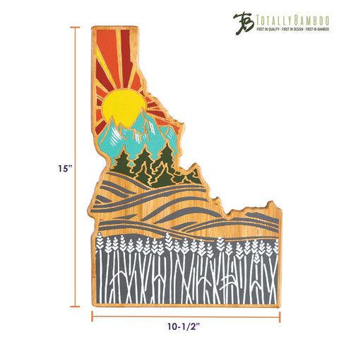 Idaho Cutting Board with Artwork by Summer Stokes (Totally Bamboo)