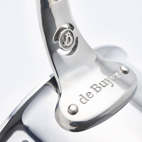 AFFINITY 5-ply Stainless Steel Saucepan: 8" 2.64 Q (De Buyer)