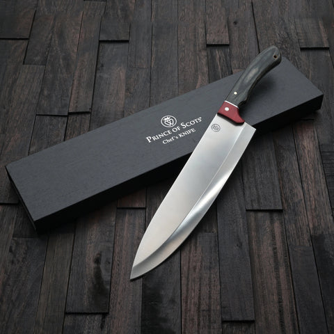 9" Double Bevel Chef's Knife (Prince of Scots)