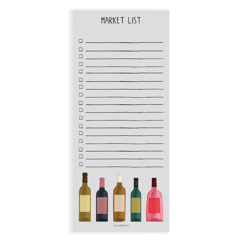 Wine Market List Notepad (1canoe2)