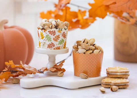 Gold Foil Autumn Leaves 5 oz Baking Cups (My Mind’s Eye)