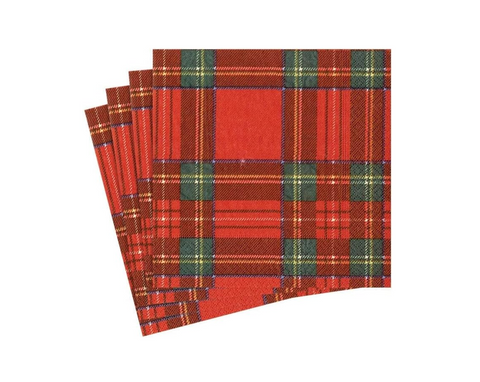 Luncheon Napkins Royal Plaid (Caspari)