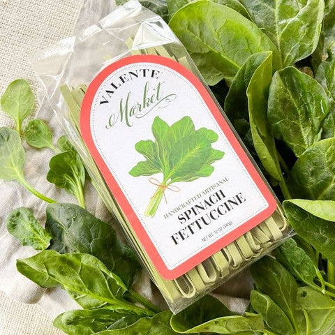 Spinach Fettuccine (Valente Pasta)
