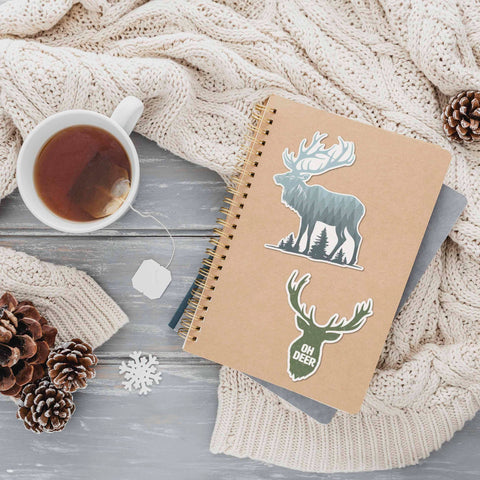 Mountain Forest Bull Elk Sticker (Sentinel Supply)