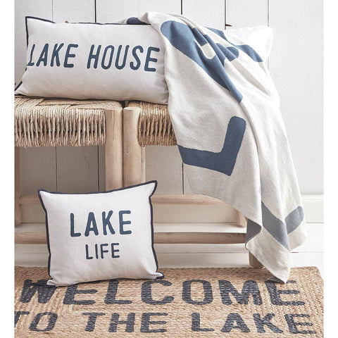 Face to Face Luxe Throw - Lake Ombre (Santa Barbara Design Studio by Creative Brands)