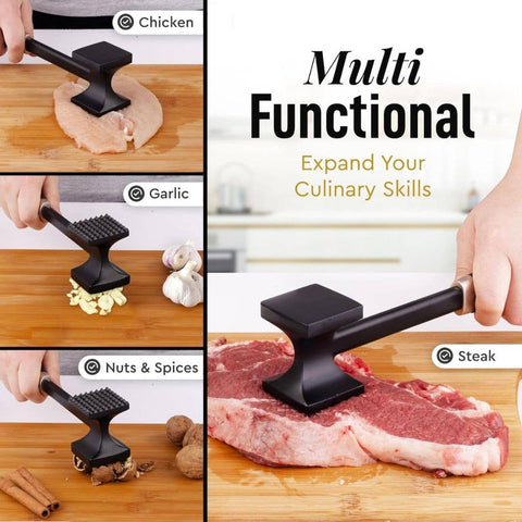 Meat Tenderizer Hammer Dual-Sided (Zulay Kitchen)