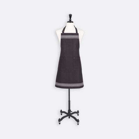 French Stripe Apron Raven (KAF Home)