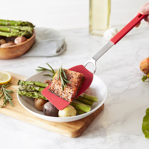 Flexible Nylon Spatula - Med - Red (RSVP)