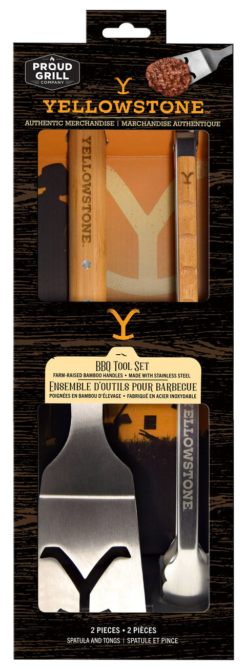 Yellowstone 2pc BBQ Tool Set (Proud Grill)