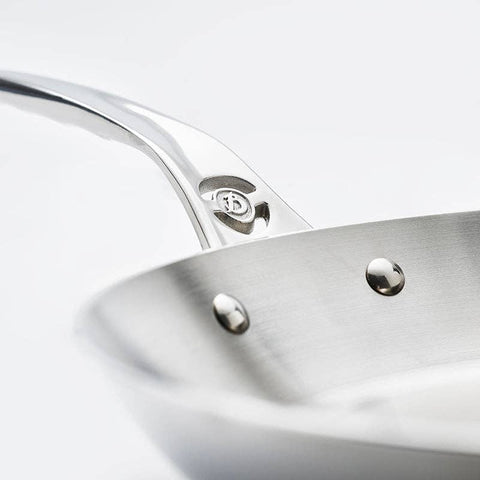 AFFINITY 5-ply Stainless Steel Frying Pan: 12.5" (De Buyer)