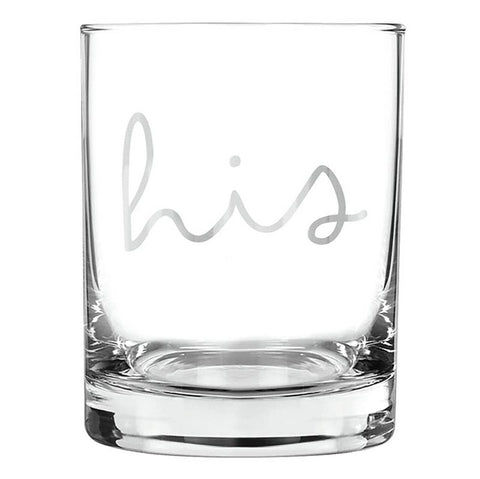 DOF + Stemless Wine Glassware Set - His/Hers (Santa Barbara)
