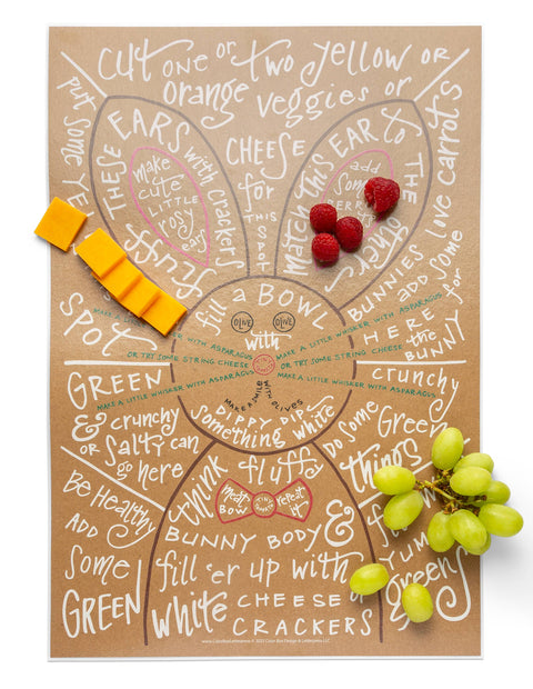 Charcuterie Cheat Sheet | Bunny (Color Box Design & Letterpress)