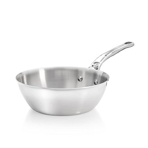 AFFINITY 5-ply Stainless Steel Rounded Sauté Pan 1.9Q (De Buyer)