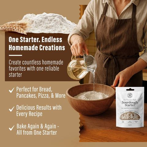 Organic Sourdough Starter (My Rustic Roots)