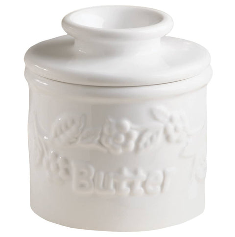 Butter Bell - White Raised Floral