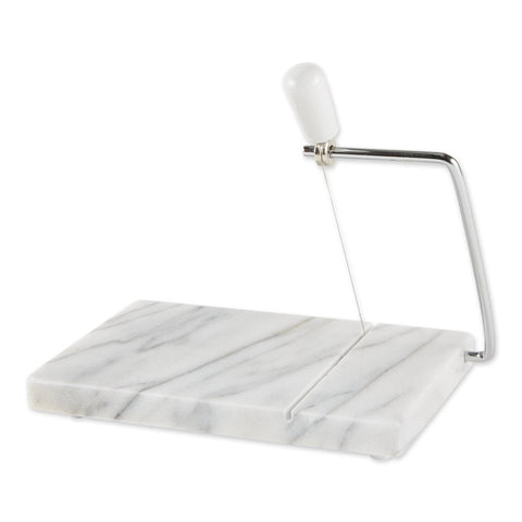 White Marble Cheese Slicer (RSVP)