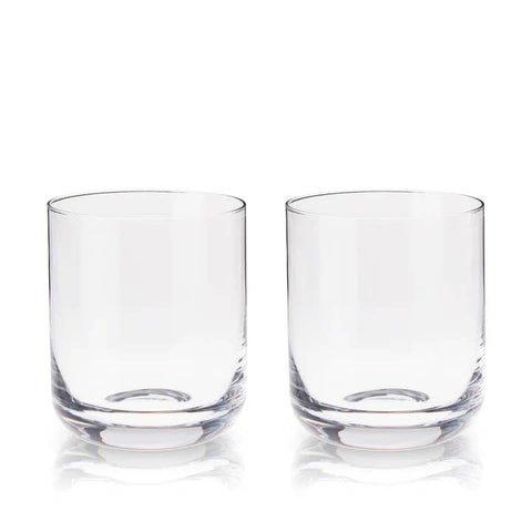 Raye Crystal Lowball Whiskey Tumblers - Set of 2 (Viski)
