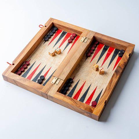 Backgammon Mangowood Game Set (Verve Culture)
