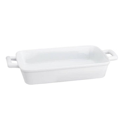 Kitchen Lasagna Pan With Handles, White (HIC)