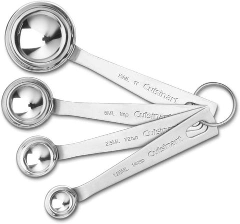 Measuring Spoons Stainless 4pc (Cuisinart)