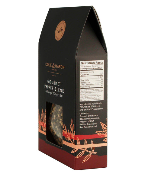 Gourmet Pepper Blend Box 5.3oz (Cole & Mason)