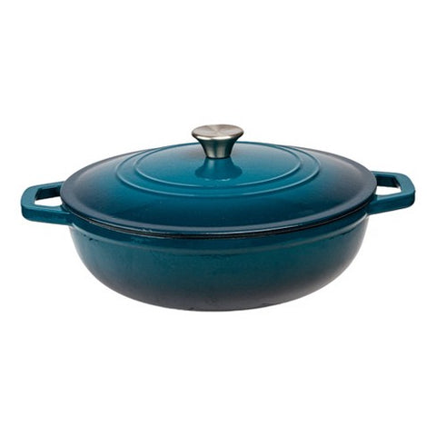 Blue Enameled Dutch Oven Braiser 5qt (Lexi Home)