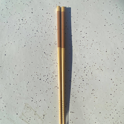 Bamboo Chopsticks - Set of 2 Red (Bamboo Switch)