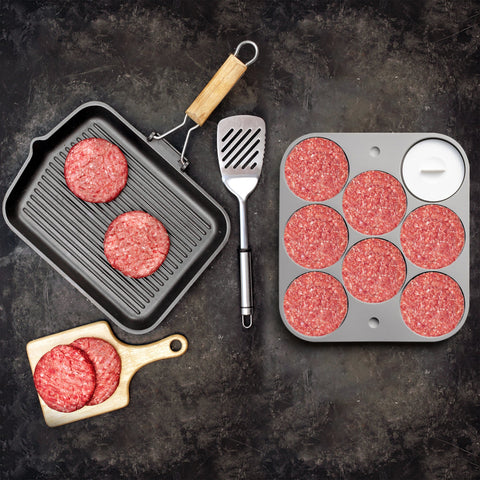 Burger Patty Caddy Silicon 8 Patty Capacity (Outset)