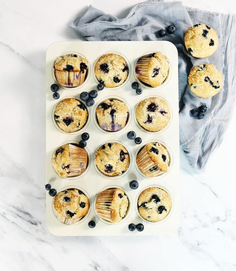 Muffin Pan Ceramic Nonstick Vanilla (Kitchen Gear)