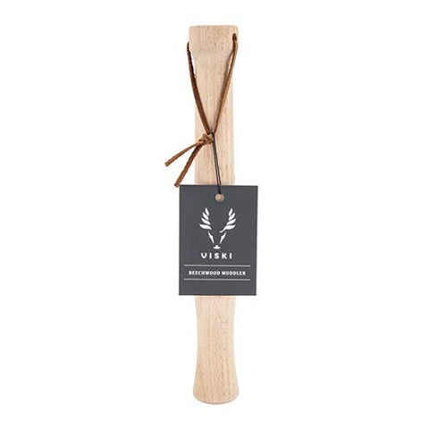 Professional Beechwood Muddler w/ Hanging Strap (Viski)