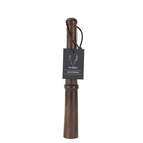 Professional 12" Acacia Wood Muddler w/ Hanging Strap (Viski)