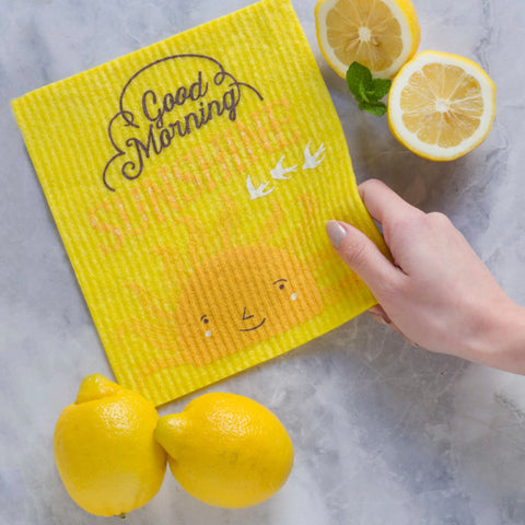 Good Morning Sun Swedish Sponge Cloth (Danica)