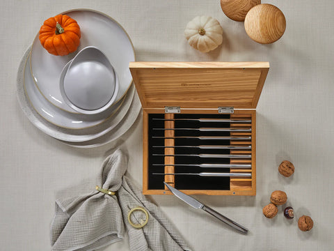 8-Piece Stainless Mignon Steak Knife Set (Wusthof)
