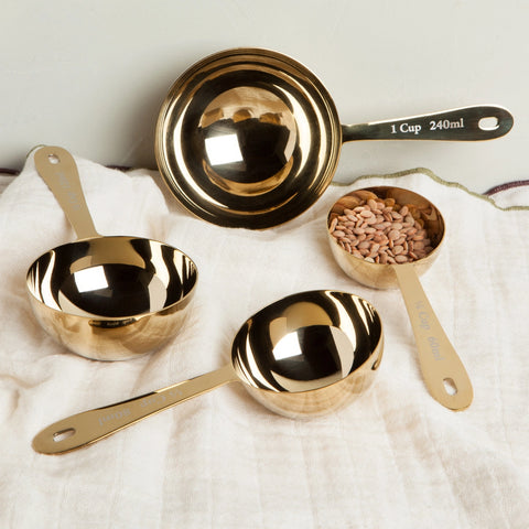 Gold Measuring Cups Set of 4 (Danica Heirloom)