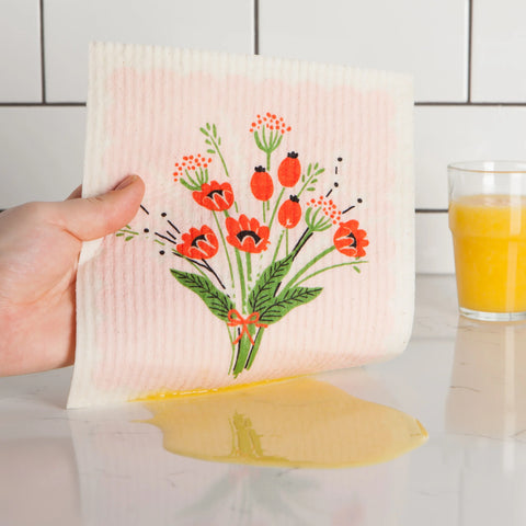 Bouquet Swedish Sponge Cloth (Danica)