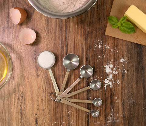 18/8 Stainless Steel Measuring Spoons (Mrs. Anderson)