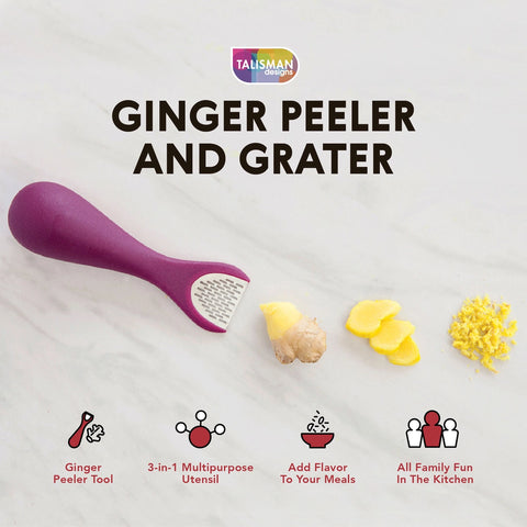 Ginger Peeler Grater 3in1 (Talisman)
