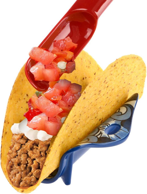 Taco Spoon set of 2 Red (Prepara)