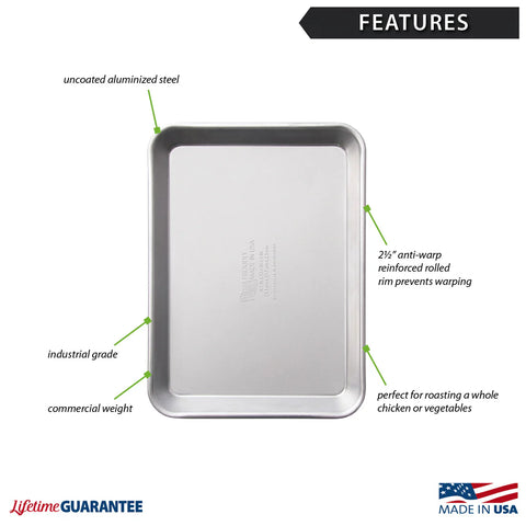 Quarter Sheet Pan 9.1 x 12.5" (Rada Cutlery)