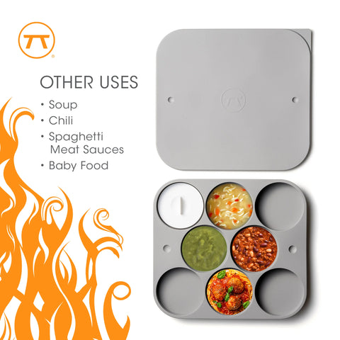 Burger Patty Caddy Silicon 8 Patty Capacity (Outset)
