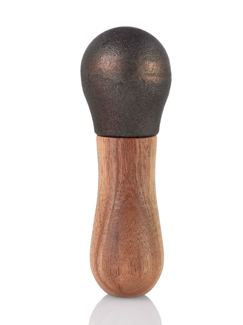 AdHoc Crush Wood and Cast Iron Mortar and Pestle (Cole & Mason)