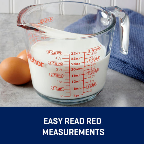 Glass Measuring Cup 4 Cup (Anchor Hocking)