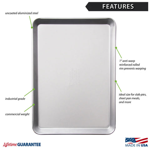 Half Sheet Pan 12.5 x 17" (Rada Cutlery)