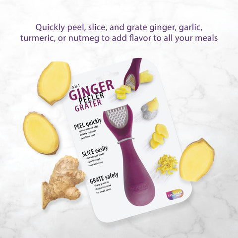 Ginger Peeler Grater 3in1 (Talisman)