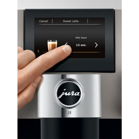 J8 Midnight Silver Coffee Machine (Jura)